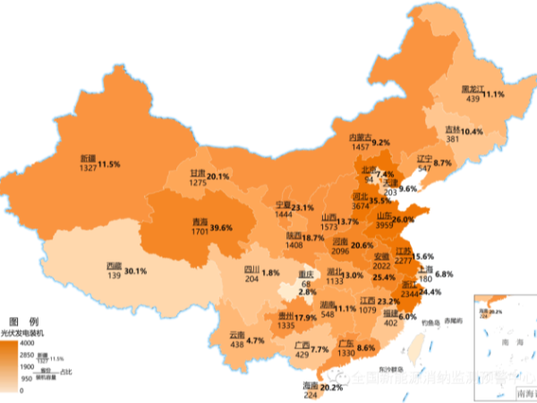 最新：全國風電、光伏裝機地圖！